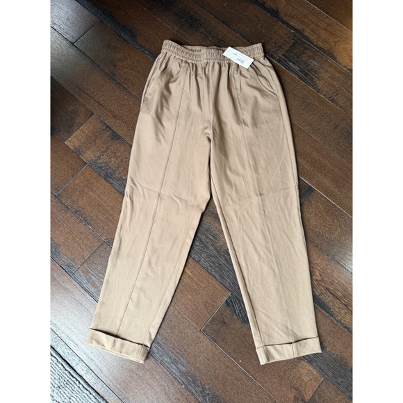 Varley Pants - Varley Cypress Turnup Taper Pants XS Taupestone NWT Tapered Cuffed Trousers